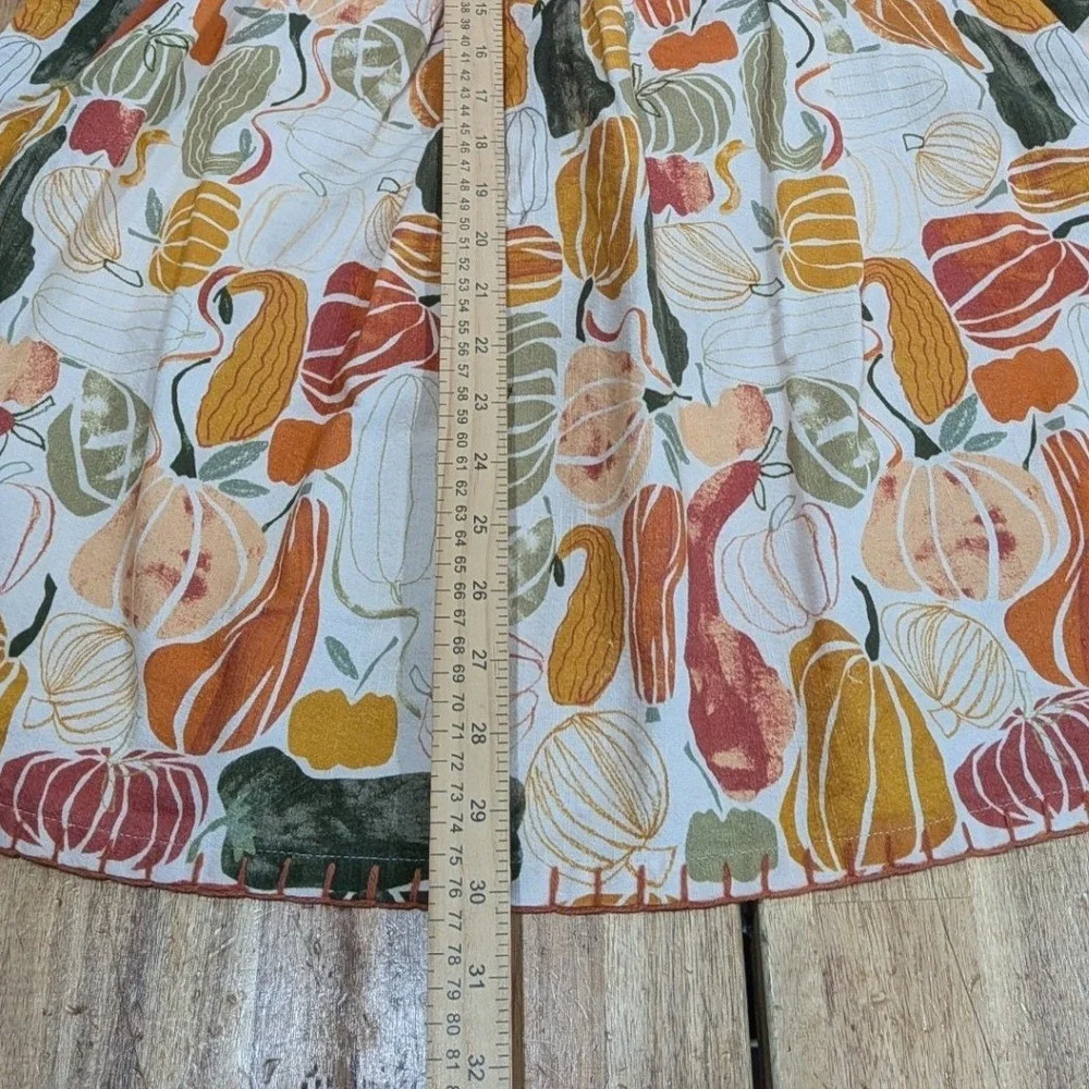 Anthropologie Pumpkin Harvest Apron Fall Harvest Thanksgiving Cottagecore Baking